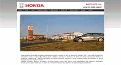 Desktop Screenshot of honda-roudnice.cz