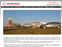 Tablet Screenshot of honda-roudnice.cz